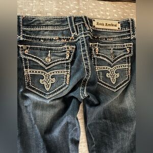 Rock Revival Angie Straight leg Low Rise bling Jeans